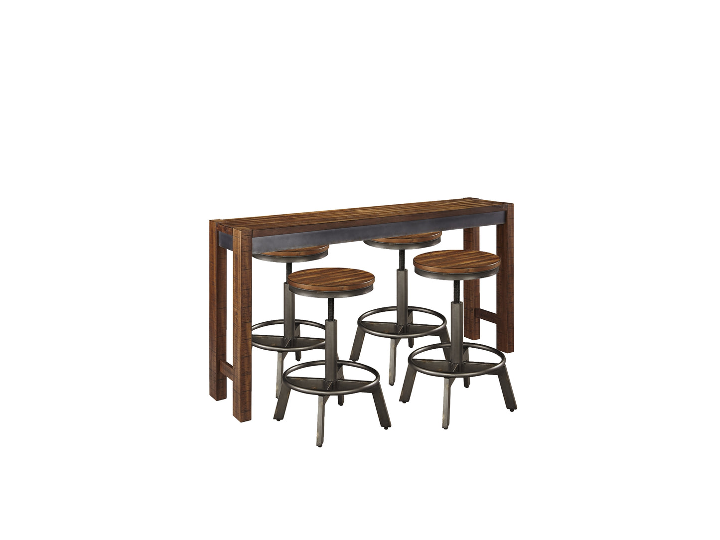 Ashley Express - Torjin Counter Height Dining Table and 4 Barstools