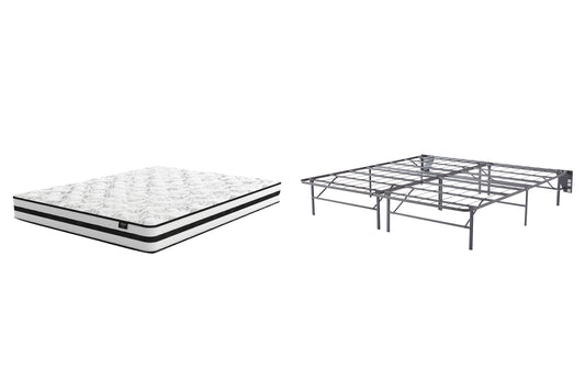 Ashley Express - 8 Inch Chime Innerspring Mattress with Foundation