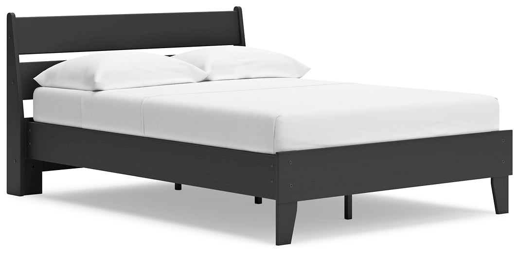 Ashley Express - Socalle Full Panel Platform Bed with Dresser and Chest