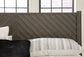 Arkenton Queen Panel Bed with Mirrored Dresser