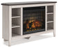 Ashley Express - Dorrinson Corner TV Stand with Electric Fireplace