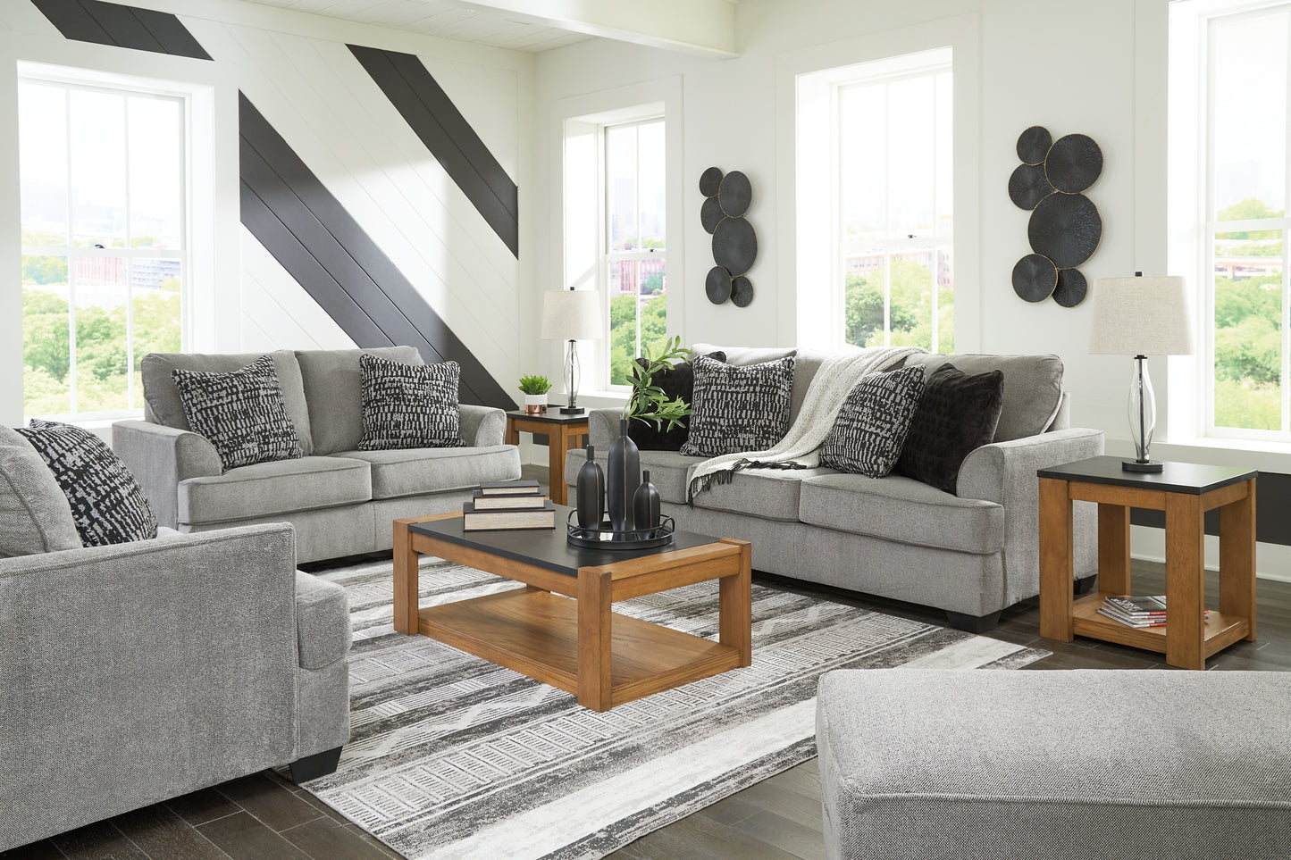 Deakin Sofa, Loveseat, Chair and Ottoman